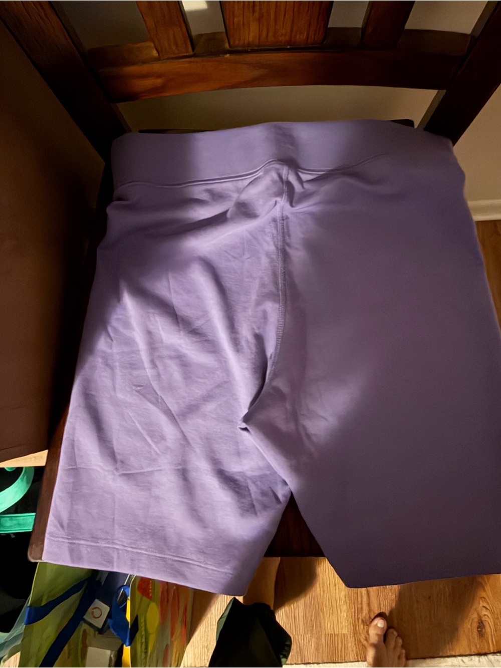Nike Purple High-Rise Bike Shorts